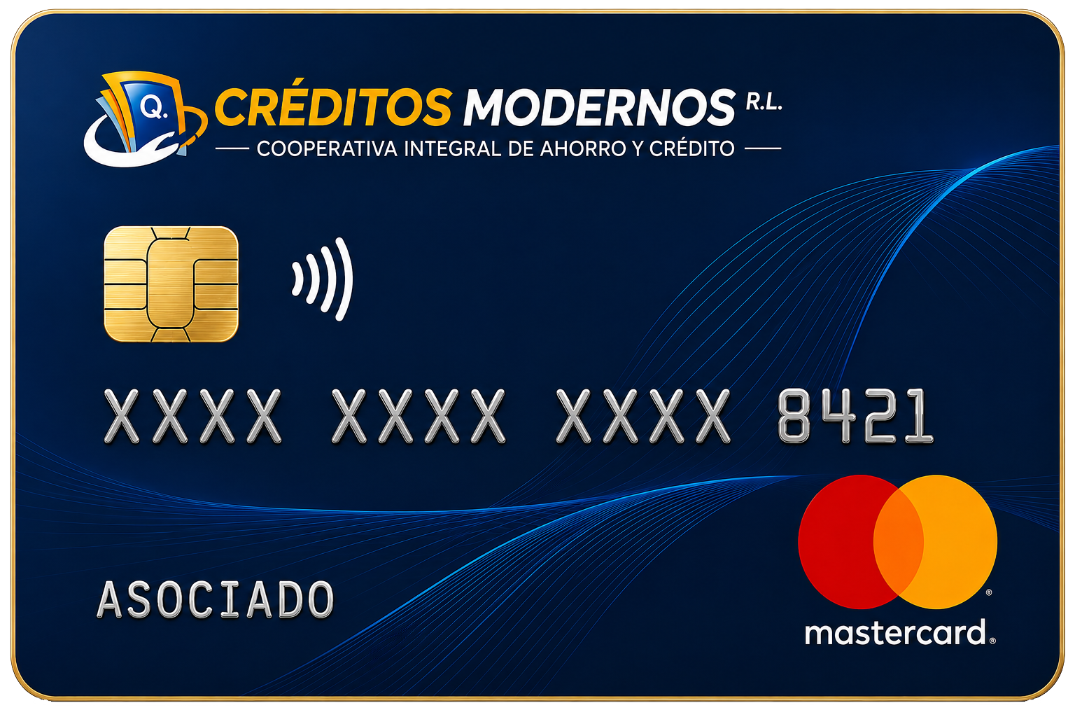 Tarjeta digital Créditos Modernos